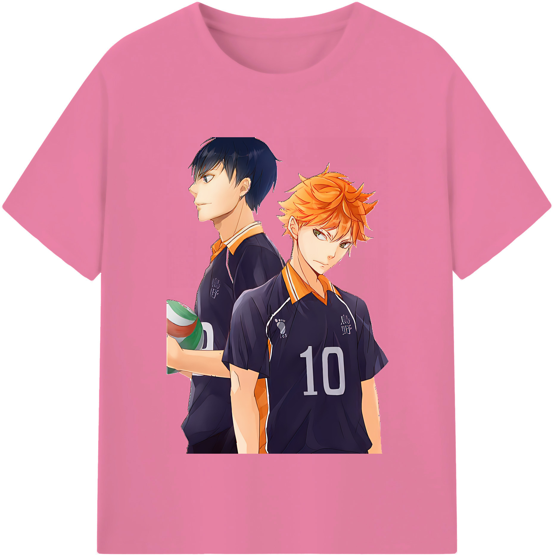 （画像用） ハイキュー!! Haikyu!! 綿100％半袖Tシャツ（フロントプリント）